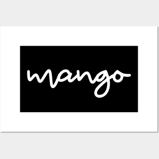 mango - white Posters and Art